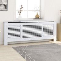 Bonnevie - mdf Radiator Cover White 205 cm VSVS803232