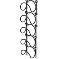 Metal wall-mounted towel rack – bathroom accessory for bath towels & washcloths