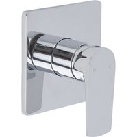Milano - Hunston - Modern Manual Mixer Shower Valve with 1 Outlet - Chrome
