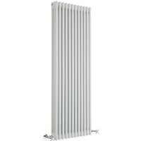 Milano Windsor White Cast Iron Style Triple Column Vertical Radiator - 1500mm x 560mm