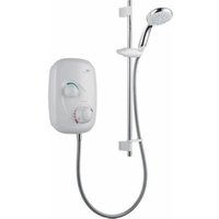 Mira Event XS Power Shower White & Chrome