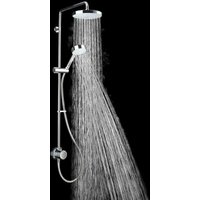 Mira Minimal Thermostatic Mixer Shower Chrome Twin Adjustable Head Exposed EV