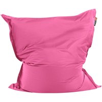 Beliani - Modern Bean Bag Cover Large Nylon Zipper Waterproof Durable Indoor Outdoor 140 x 180 cm Fuchsia Pink Fuzzy