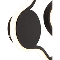 Modern Wall Light Black Incl. led - Plomp