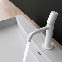 Durovin Bathrooms - Monobloc Basin Mixer Tap - Bubbler Spout Bathroom Sink Faucet