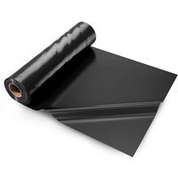 Mophorn 10 Mil Plastic Sheeting Heavy Duty 5' x 100' - Thick Plastic Sheeting Roll. Black Plastic Drop Cloth, Painters Tarp. Polyethylene Cover for