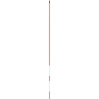 Mophorn Driveway Markers, 200Pcs 48 in Length, 1/4 in Diameter, High-Visibility Reflective Poles with 12 in Steel Drill Bits, Fiberglass Snow Sticks