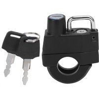 Motorcycle Helmet Lock with Small Metal 2-Button Portable Lock for 22mm Motorcycle Helmet Handlebars - of the will