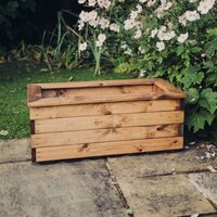 Multi Pack of 3 - Valley Trough Medium - Timber - L39 x W79 x H32 cm - Garden Planter - Fully Assembled