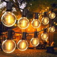 Ikodm - New G40 led Bulb Solar String Lights Outdoor Camping Garden Yard Folk Festival Retro Decorative Light