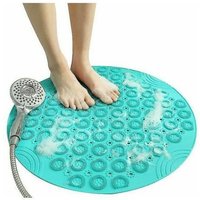 Non-Slip Bathroom Mat, Non-Slip Shower Mat, Round Plastic Massage Cushion