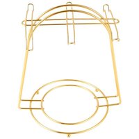 Nordic Home Kitchen Tabletop Coffee Mug Holder 6 Cups Stand Gold Metal Holders Rack Drain Organizer