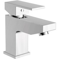 Orbit - Vello Mono Basin Mixer Tap with Push Button Waste - Chrome
