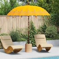 Balinese Parasol Yellow (210-220) x 260 cm vidaXL