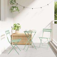 Vidaxl - Garden Folding Chair Folding 2 pcs Green 42 x 46 x 82cm Steel