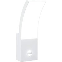 Outdoor led Wall Light with Sensor White Die-cast Aluminium Vidaxl