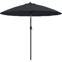 Garden Parasol with Aluminium Pole 270 cm Black Vidaxl