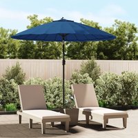 Garden Parasol with Aluminium Pole 270 cm Azure Blue Vidaxl