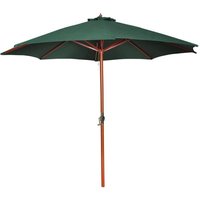 Vidaxl - Garden Parasol Green 258 cm