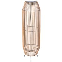 Outdoor Solar Lantern Natural Synthetic Material Woven Shade LED Garden Patio Energy-Efficient DONGWE