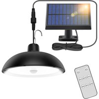 Outdoor Solar Lights, 78 LED 4 Mode Outdoor Solar Hanging Light with Motion Sensor, Remote Control, 360° Adjustable Solar Panel, IP65 Waterproof