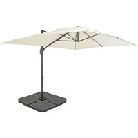 Garden Parasol with Portable Base Sand Vidaxl