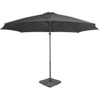 Garden Parasol with Portable Base Anthracite Vidaxl
