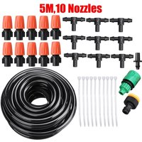 Insma - Outdoor Water Misting Irrigation System Kit 5M Water Tube with 10pcs Sprinkler Kit
