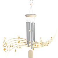 Memkey - Outdoor Wind Chimes, Wind Chimes, Decorative Outdoor Wind Chimes, Aluminum Wood Wind Chimes for Garden, Yard, Home