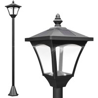 Outsunny Outdoor Garden Solar Light with Base Freestanding Energy-saving Optical