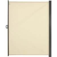 Outsunny - 3x1.6M/3x1.8M/3x2M Retractable Side Awning Screen Fence Patio Privacy Divider 3x2M