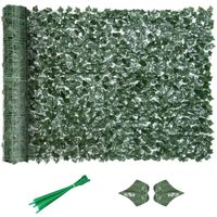 Outsunny - Artificial Leaf Hedge Panel Garden Fence Privacy Screen 3M x 1.5M