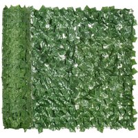 Outsunny - Artificial Leaf Hedge Panel Garden Fence Privacy Screen 3M x 1M