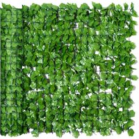Outsunny - Decorative Trellis with Artificial Leaves, 3 x 1m, Ivy Leaves