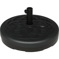 Outsunny Garden Parasol Base Water or Sand Filled Weight with Built-In Handle