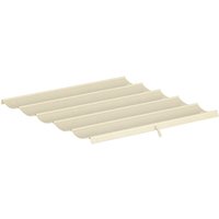 Outsunny 2.55x2.5 m Pergola Cover Replacement for 3x3 m Frame Cream