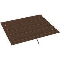 Outsunny - Pergola Sun Shade Cover Roof Replacement for 2.85 x 2m Pergola Coffee