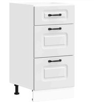 Vidaxl - Kitchen Base Cabinet Kalmar White Engineered Wood