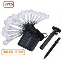 Ymyny - Pack 30 led Solar Lights Outdoor Indoor 6.5m 8 Modes Warm Light Waterproof IP65 mumu