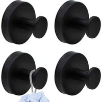 Pack Bathroom Suction Cup Hooks, Load Capacity up to 5 kg, Reusable Suction Cup Towel Holder, No Drilling, Wall Hook, Strong Multifunctional Hook for