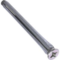 Tinor - Pack of 10 expansion metal anchors Ø10x112 mm + 10 M6x127 mm screws with pz 3 imprint - steel - for window frame/concrete/solid brick