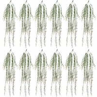Leaf - Pack of 12 x 120cm Artificial Hanging Extra Long String of Pearls