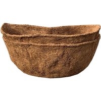 Pack of 2 Coco Wall Basket Planter Liner (50cm)