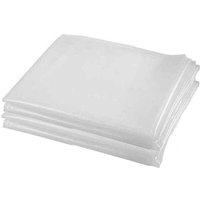 Pack of 6 m high strength polyethylene sheets, extra thick transparent poly tunnel cover for horticulture, thermal insulation Ymyny