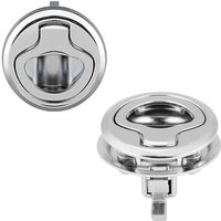 Gotrays - Pack Pull Hatch Locks, Boat Deck Latch, Handle Lift Slam, Zinc Alloy 1.5' for Marine Flush, Boat Cabinet Doors.