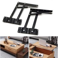 Tinor - Pair Coffee Table Spring Hinge, Folding Coffee Table Desk Lift Up Mounting Frame, For Coffee Table Furniture Accessories