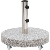 Bonnevie - Parasol Base Granite 30 kg Round Grey VSVS373420
