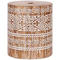 Parasol Base Other white washed 34 x 40 cm Solid wood CFW452164