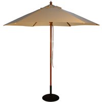 Parasol Wood Pulley 2.5m Natural