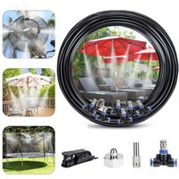 Patio Mister, Misting System Outdoor Irrigation Kit Patio Drip Irrigation Misting Micro Flow Drip Kit for Gazebo Garden (10M)